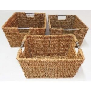 Cajones segrass y metal set x 3