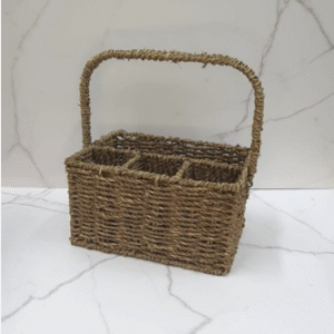 Organizador Seagrass – Cubiertero Rústico Natural