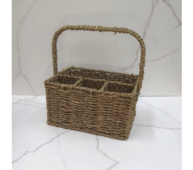 Organizador Seagrass – Cubiertero Rústico Natural