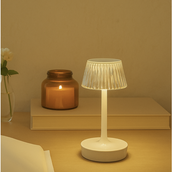 Velador LED Diamonds con Sensor Táctil | Diseño Moderno Recargable