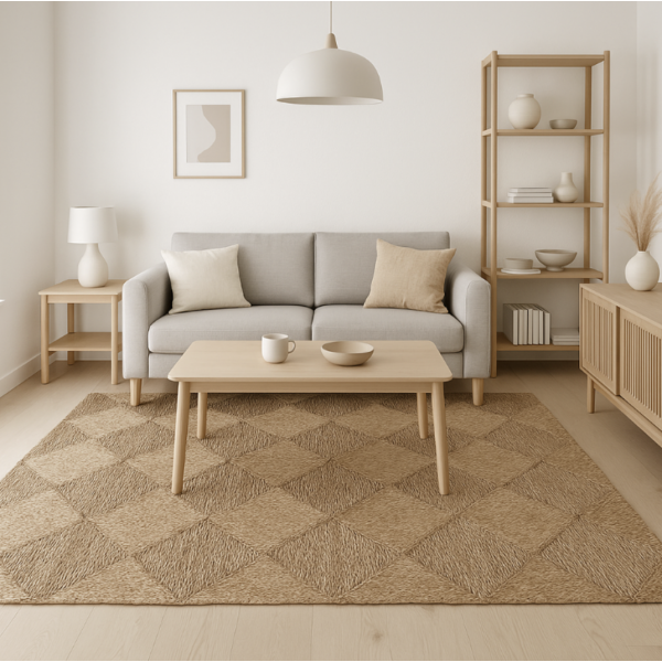 Alfombra Cuadros 210×210 cm