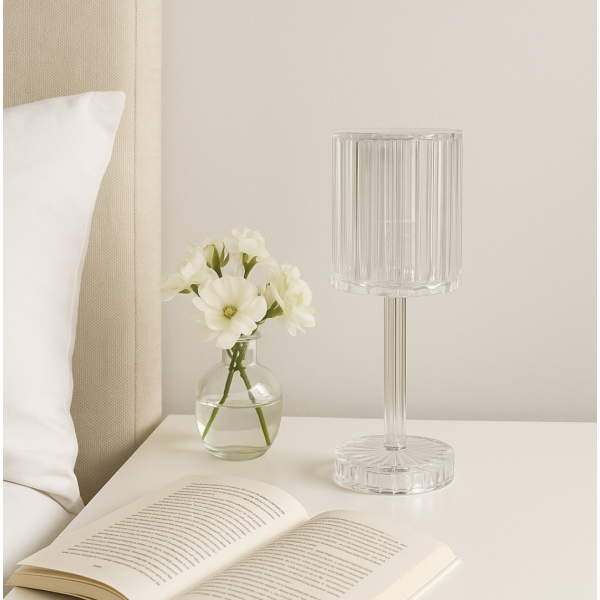 Velador LED Shine con Sensor Táctil | Luz Regulable y Recargable