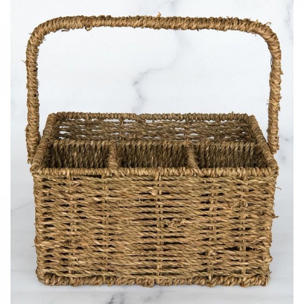 Organizador Seagrass – Cubiertero Rústico Natural - Image 2