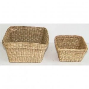 Set Shamti Viky de contenedores cuadrados en fibras naturales