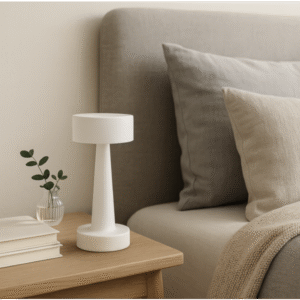 Velador LED Blanco 9×9×21